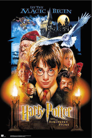 Poster: C24 Harry Potter Stein der Weisen 91,5 x 61 cm