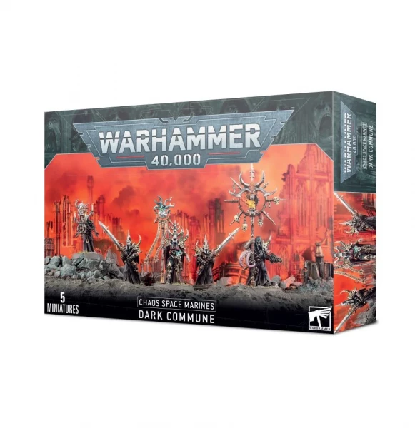 Warhammer 40,000: 43-87 Chaos Space Marines - Dunkle Kongregation / Dark Commune 2022