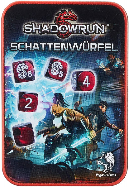 Shadowrun: Schattenwürfel - Rote Version (9x W6)