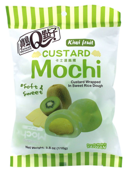 Snack: Mini Mochi - Custard Kiwi Tüte 110g