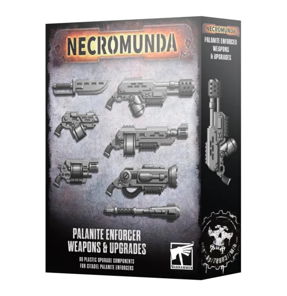 Warhammer Necromunda: 301-58 Palanite Enforcer Weapons & Upgrades 2025