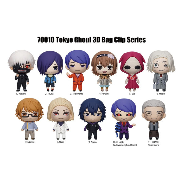 Figural Bag Clip - Tokyo Ghoul 3D PVC-Taschenanhänger Series 2 Blind Bag