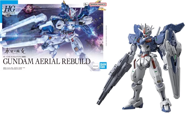 Model Kit: HG Gundam The Witch from Mercury 19 - Aerial Rebuild 1/144