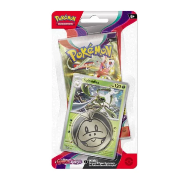 Pokemon TCG: Karmesin und Purpur 01 - Checklane Blister Spinsidias