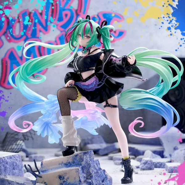 Figur: Character Vocal Series 01: Hatsune Miku FIGURIZMa PVC Statue Hatsune Miku Punk! 23 cm