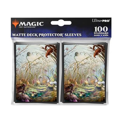 UP - BLOOMBURROW 100CT DECK PROTECTOR SLEEVES WHITE FOR MAGIC: THE GATHERING (100 SLEEVES)