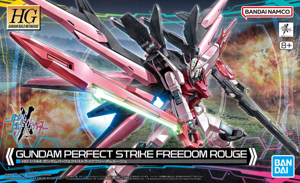 Model Kit: HG Gundam Build Metaverse 08 - Gundam Perfect Strike Freedom Rouge 1/144