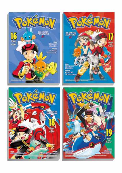 Pokemon - Manga Bundle 05 (Band 16-19)