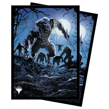 UP - Standard Sleeves for Magic: The Gathering - Innistrad Midnight Hunt V5 (100 Sleeves)