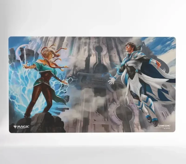 Magic: The Gathering | Reality Fracture Shiny Playmat - Tam Beleren, Conflicted/Jace, Building Reali