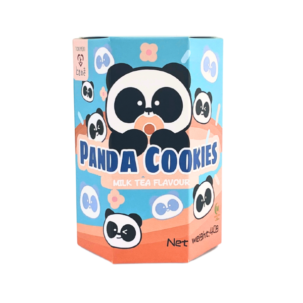 Snack: Panda Cookies - Milk Tea Flavour 40g