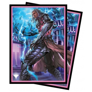 UP - Standard Sleeves for Magic: The Gathering - Kamigawa Neon Dynasty V3 (100 Sleeves)