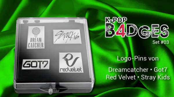 K*BANG K-Pop Logo Pins Set 03