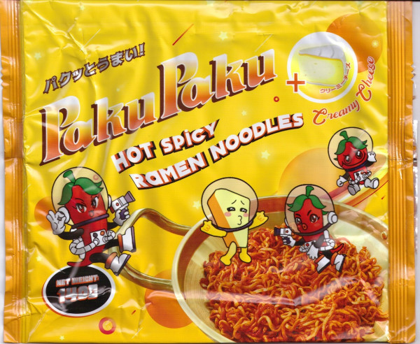 PakuPaku - Hot Spicy Ramen - Creamy Cheese 140g