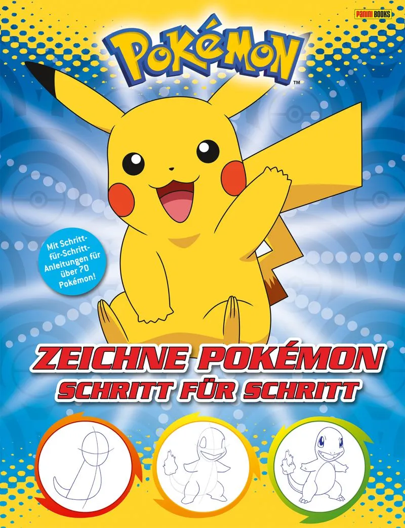Pokemon - Zeichne Pokémon Schritt für Schritt | Zeichenbücher