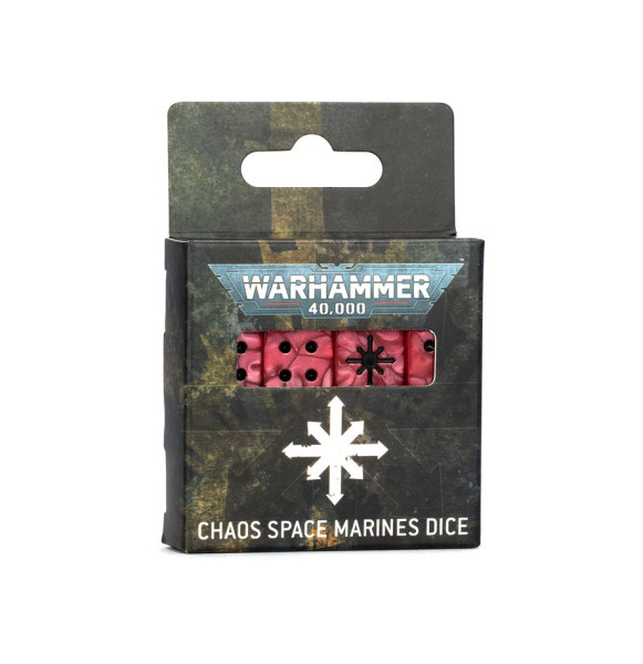 Warhammer 40,000: 86-62 Chaos Space Marines - Dice 2024