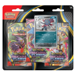 Pokemon TCG: ME2 Fatale Flammen 3er Blister - Snibunna