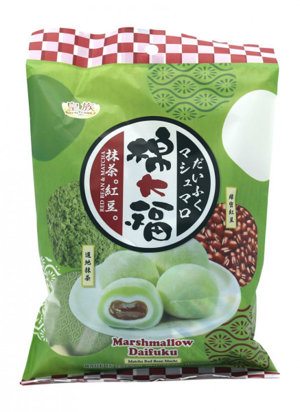 Snack: Marshmallow Daifuku - Matcha Red Bean Tüte 120g