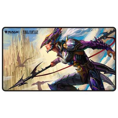 UP - Final Fantasy Black Stitched Playmat Premium X for Magic: The Gathering