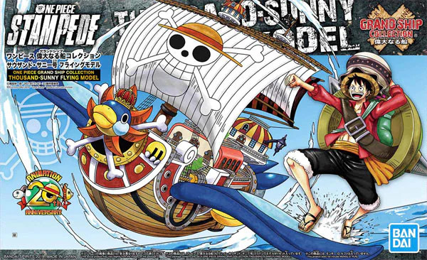 One Piece Grand Ship Collection 15 - Thousand Sunny Flying / Monkey D. Luffy - Model Kit