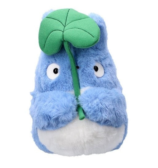 Plüsch: Mein Nachbar Totoro Nakayoshi Blue Totoro Witch leaf 18 cm