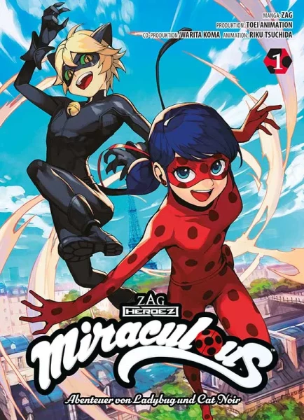 Miraculous Manga 01 - Abenteuer von Ladybug und Cat Noir