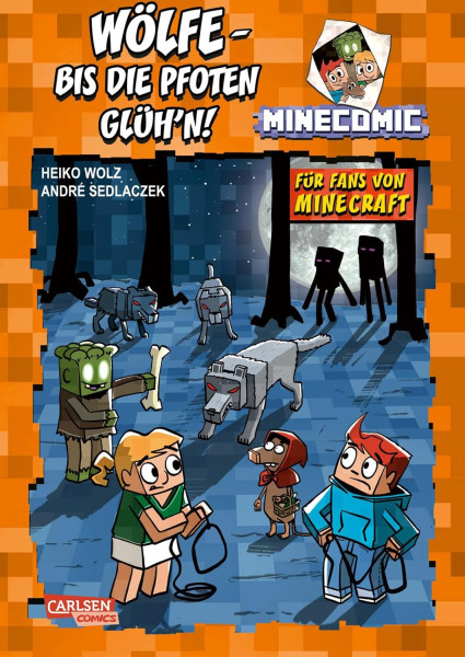 Minecraft Minecomic - Wölfe - Bis die Pfoten glüh'n!