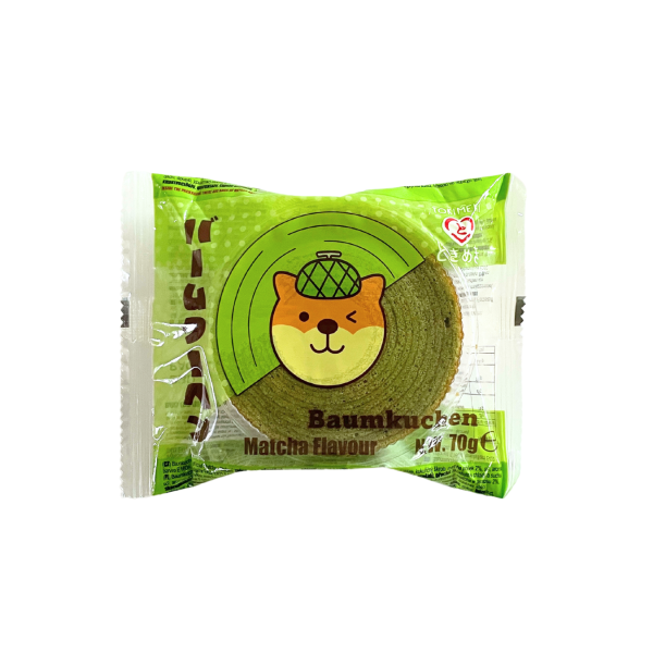 Snack: Baumkuchen Scheibe - Matcha 70g