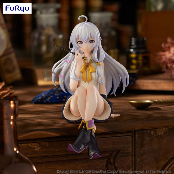 Figure: Wandering Witch: The Journey of Elaina Noodle Stopper PVC Statue Elaina 13 cm