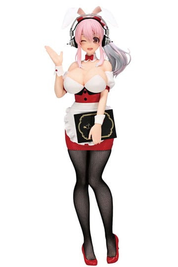 Figure: Super Sonico BiCute Bunnies PVC Statue Super Sonico Waitress Ver. 28 cm