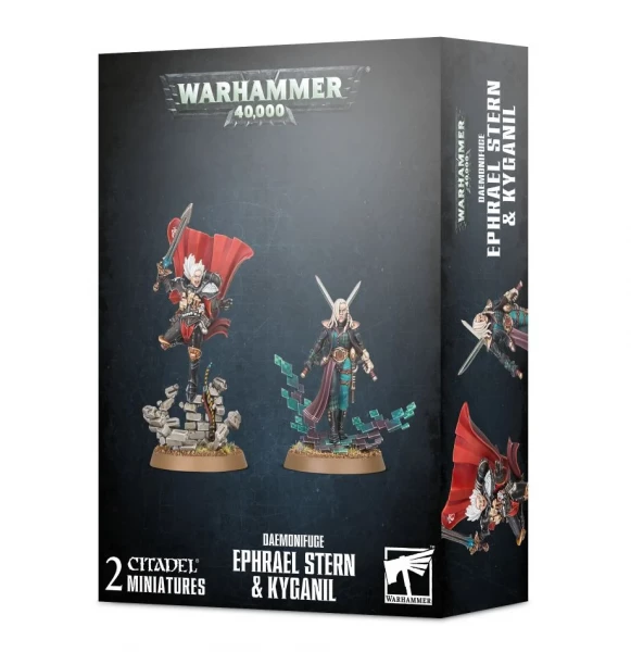 Warhammer 40,000: 40-50 Daemonifuge Ephrael Stern & Kyganil