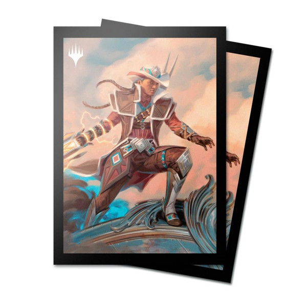 UP - Outlaws of Thunder Junction 100ct Deck Protector Sleeves Key Art 5 for Magic: The Gathering