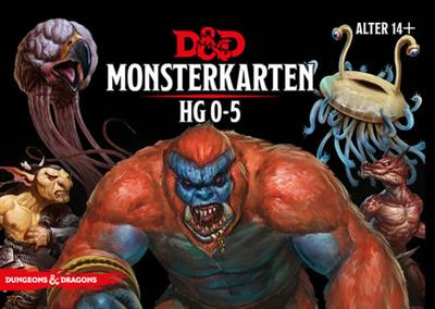 Dungeons & Dragons - Monsterkarten - Herausforderungsgrad 00-05 - DE