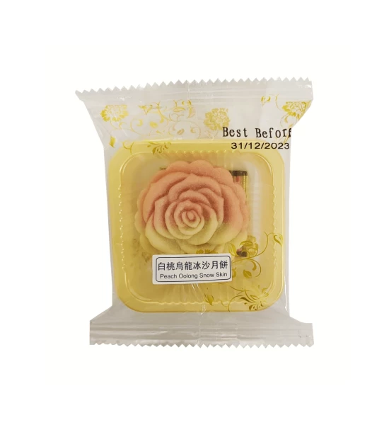 Snack: Chinese Moon Cake - Peach Oolong Snow Skin 45g
