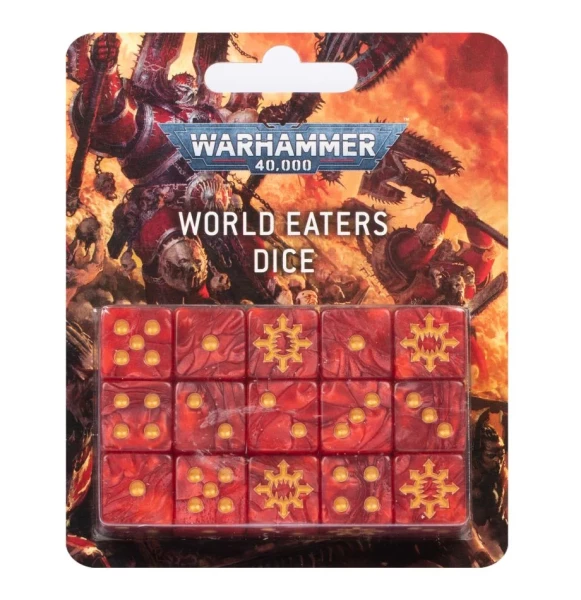 Warhammer 40,000: 43-33: Würfelset der World Eaters
