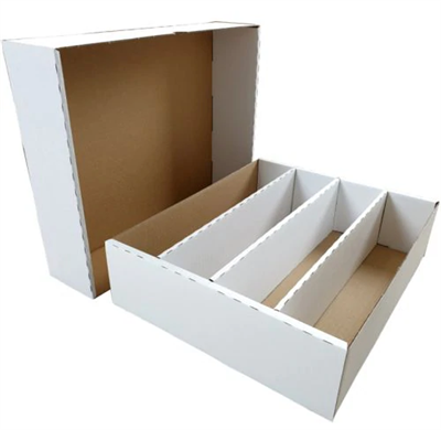 Cardbox / Fold-out Box with Lid for Storage of 4.000 Cards