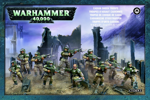 Warhammer 40,000: 47-17 Astra Militarum - Cadian Infantry Squad 2020