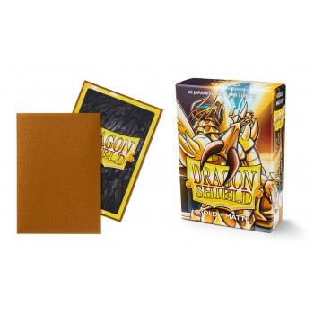 Dragon Shield Small Sleeves - Japanese Matte Gold (60 Sleeves)