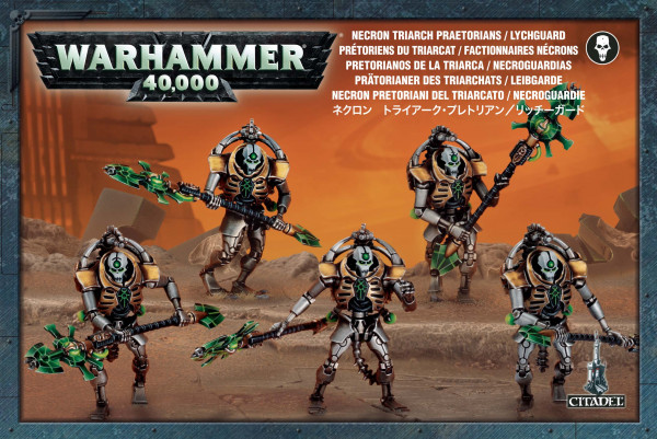 Warhammer 40,000: 49-07 Necrons - Lychgarde / Triarch Praetorians 2016
