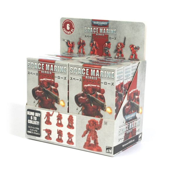 Warhammer 40,000: SMH-04 Space Marine Heroes Series 04 Blood Angels Collection II Einzelbox 2022