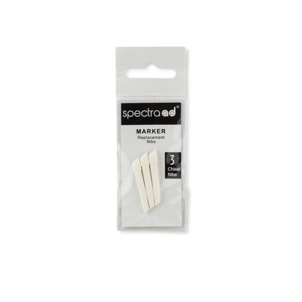 Spectra Ad Marker Replacement Nibs - 3 Chisel Nibs
