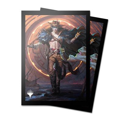 UP - OUTLAWS OF THUNDER JUNCTION 100CT DECK PROTECTOR SLEEVES KEY ART 4 FOR MAGIC: THE GATHERING