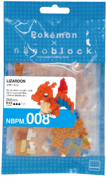 nanoblock nbpm-008: Pokemon - Glurak