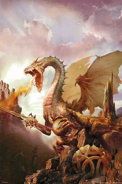 Poster: C16 Dragon - Sword and Sphere 91,5 x 61 cm