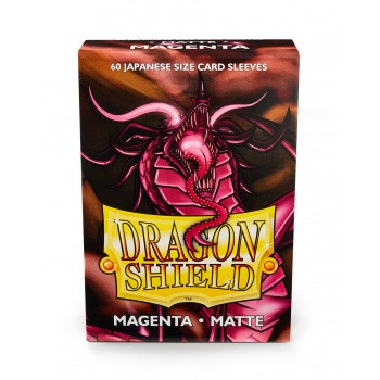 Dragon Shield Japanese Matte Sleeves - Magenta (60 Sleeves)