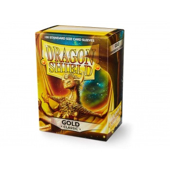 Dragon Shield Standard Sleeves - Gold (100 Sleeves)