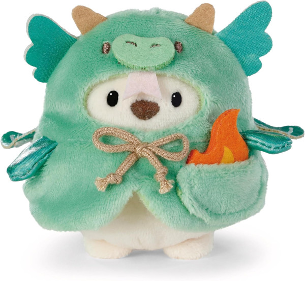 Mymochi 3in1 - Eisbär Snono mit Flamme und Drachenkostüm in Geschenkbox 8cm