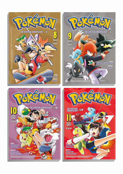 Pokemon - Manga Bundle 03 (Band 08-11)