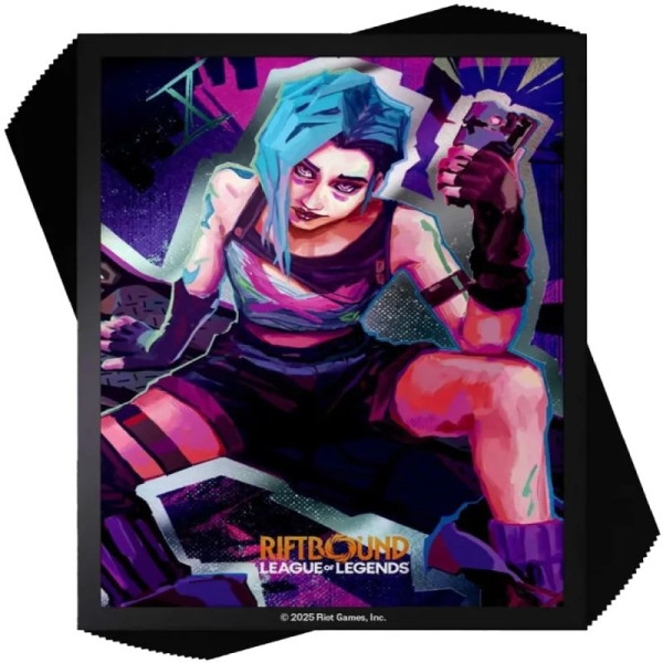 Riftbound: League of Legends TCG - Origins Jinx Art Sleeves (100 Sleeves)