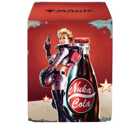 UP - Fallout Alcove Flip Deck Box - Nuka Cola Pinup for Magic: The Gathering